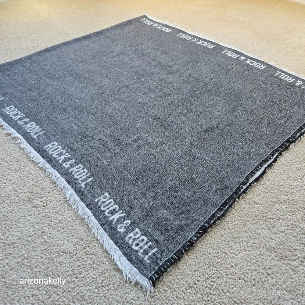 Saint & Sofia Rock & Roll Wool Blend Scarf